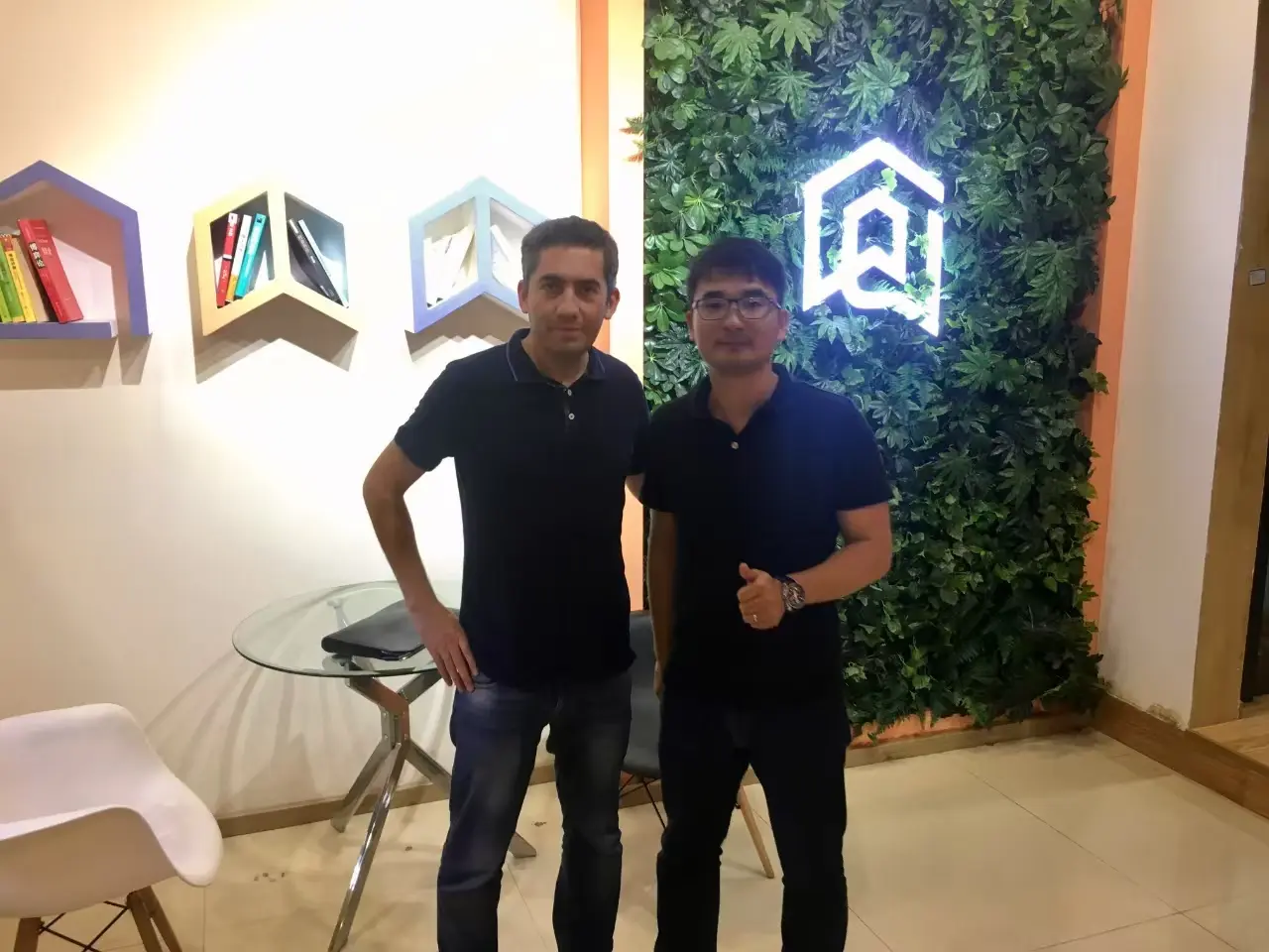 Uhous sales team working with clients to design aluminum door solutions