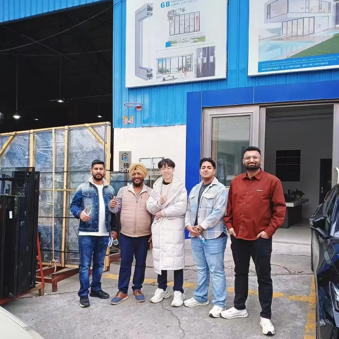 Uhous aluminum window and door manufacturing facility in Foshan, China