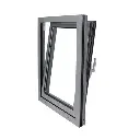 Uhous FlexiVent 1.8mm Tilt & Turn Window - AAMA CW-PG60 Certified with Dual Ventilation Modes