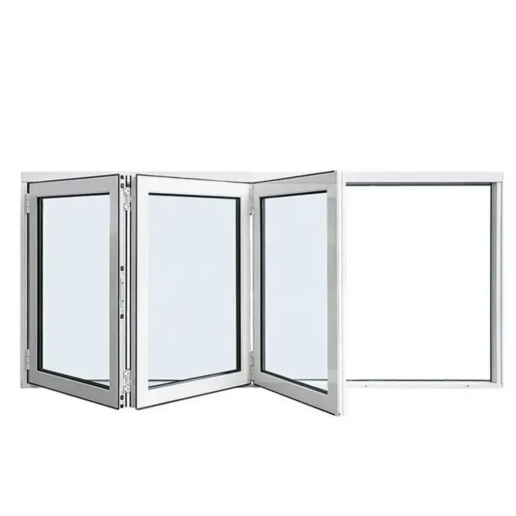 Uhous VersaFold Adjustable-Thickness Folding Window - China Certified U≤2.4 & AAMA CW-PG60 Rated