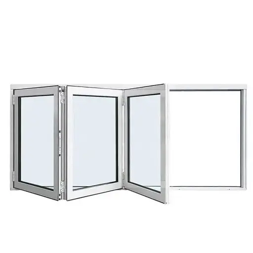 Uhous VersaFold Adjustable-Thickness Folding Window - China Certified U≤2.4 & AAMA CW-PG60 Rated